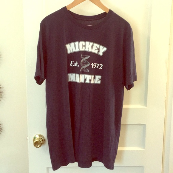 mickey mantle tee shirts